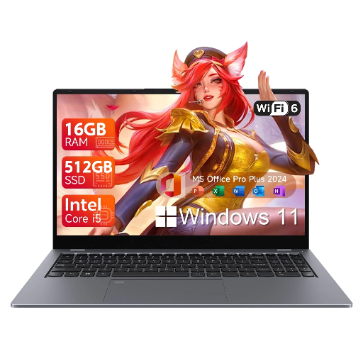 RNRUO 15.6" Windows 11 Laptop