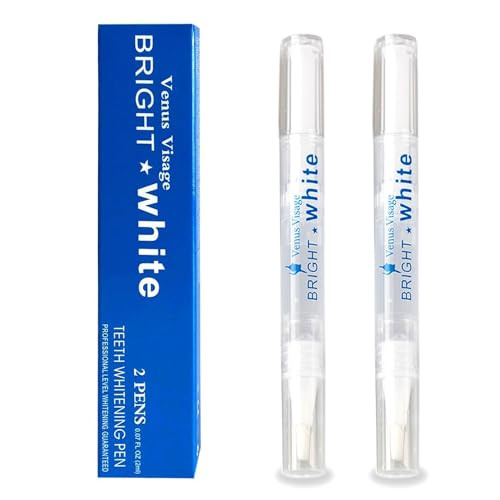 Venus Visage Teeth Whitening Pen, 20+ Uses, 2-Pack