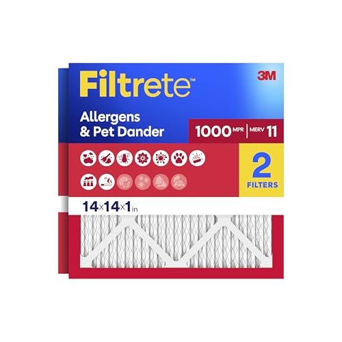 Filtrete 14x14x1 Air Filter MERV 11 MPR 1000