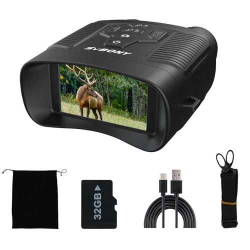 SVBONY 4k 3'' HD Screen Night Vision Binoculars