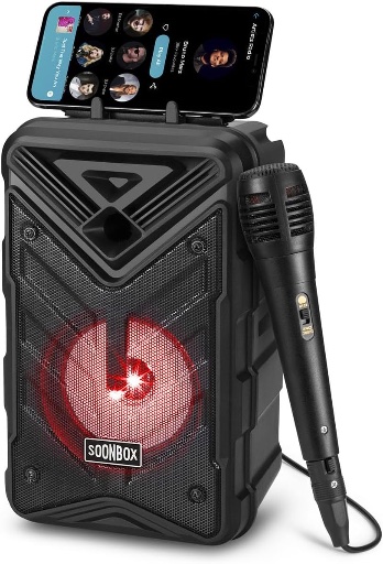 Portable Bluetooth Karaoke Speaker with Microphone