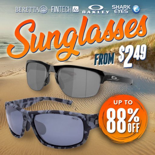 Oakley, Baretta, Fintech Sunglasses Sale