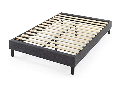 Zinus Queen Curtis Upholstered Platform Bed Frame