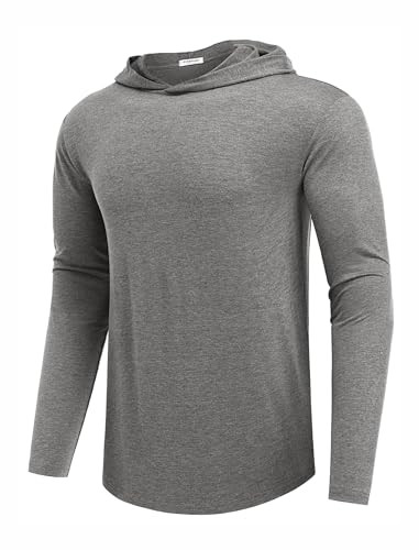 PINSPARK Men’s Active Long Sleeve Hoodie