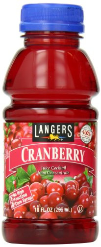 Langers Cranberry Juice Cocktail 12-Pack, 10 Fl. Oz.