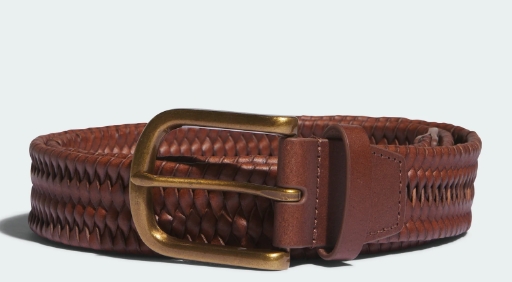 adidas Men's Golf Woven Leather Belt