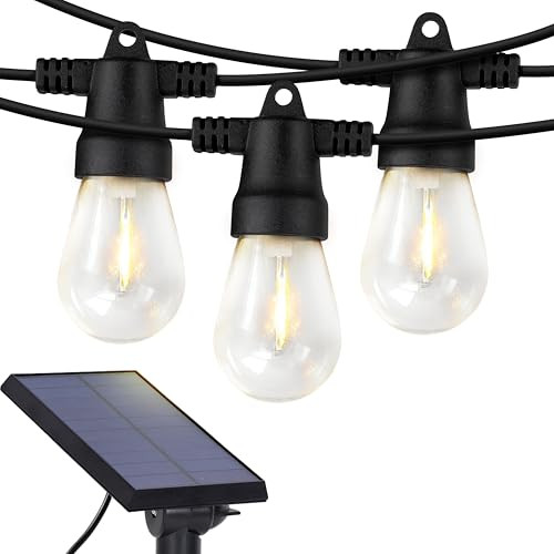 Brightech Ambience Pro Solar Powered Outdoor LED String Lights