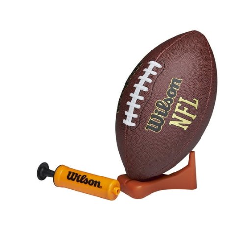 Wilson NFL Tailgate Time Football with Pump and Tee