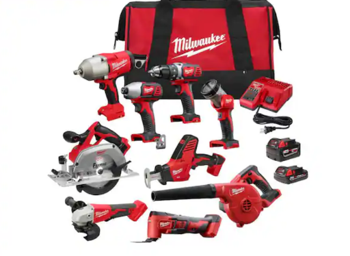 Milwaukee M18 9-Tool Cordless Combo Kit