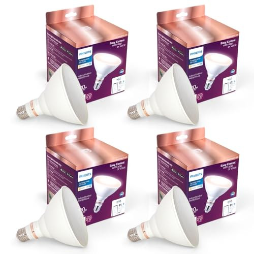 Philips Wi-Fi Tunable White Light Bulbs 4-Pack