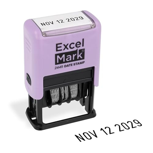 ExcelMark Self-Inking Date Stamp