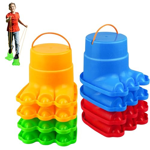 4 Pairs Walking Stilts Monster Feet