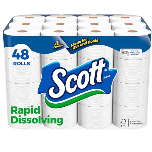 Scott Rapid-Dissolving Toilet Paper 48-Pack