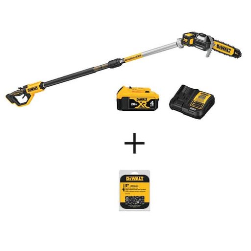 DEWALT 20V MAX 8in Cordless Pole Saw Kit