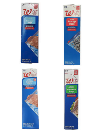 Walgreens Complete Home Food Storage Bags