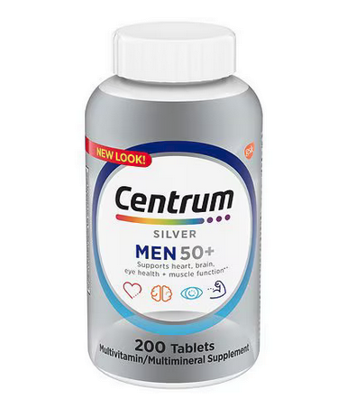 Centrum Vitamins for Men or Women 50+, 200 Count