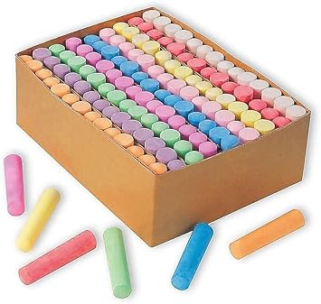 S&S Worldwide Giant Sidewalk Chalk, 126 Pieces