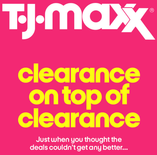 TJ Maxx Summer Clearance Blowout Event