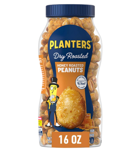 Planters Honey Roasted Dry Roasted Peanuts