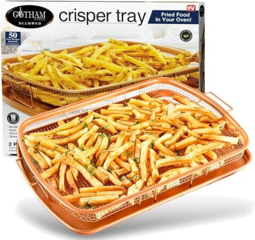 Gotham Steel Air Fryer/Baking Basket Set