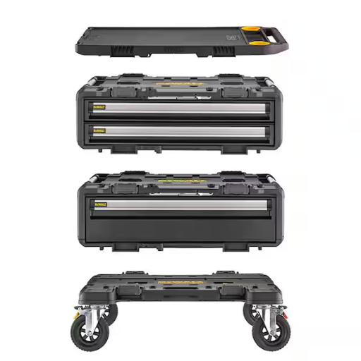 DEWALT TOUGHSYSTEM 2.0 DxL 30" 2-Drawer Box, 30" Deep Drawer Box, 30" Dolly