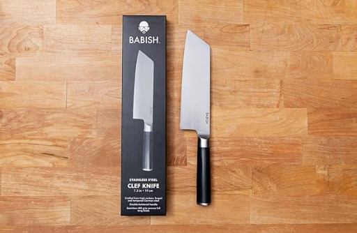 Babish High-Carbon German Steel Cutlery Clef Kitchen Knife