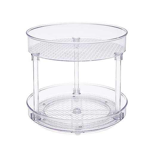 Amazon Basics Lazy Susan 2-Tier Turntable Organizer