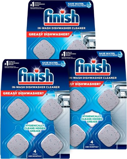 Finish Dishwasher Cleaner Tablets 12-Count