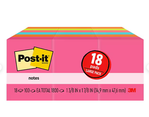 Post-it Sticky Notes Poptimistic Collection
