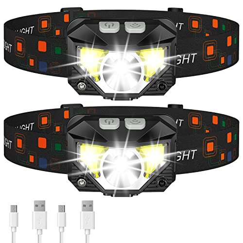 2 Pack of Rechargeable Headlamps