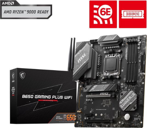 MSI B650 GAMING PLUS WIFI AM5 Motherboard