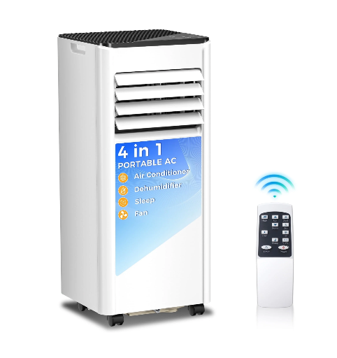  4-in-1 Portable Air Conditioner and Dehumidifier-up to 350ft