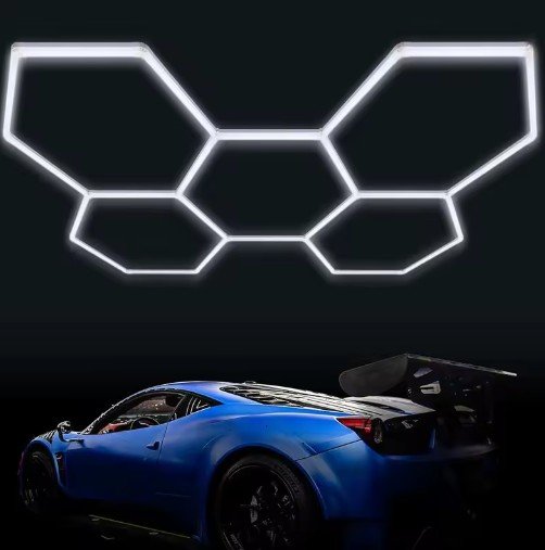 Hexagon Garage LED Lights