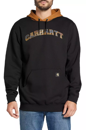 Carhartt Men's Loose Fit Camo Hoodie