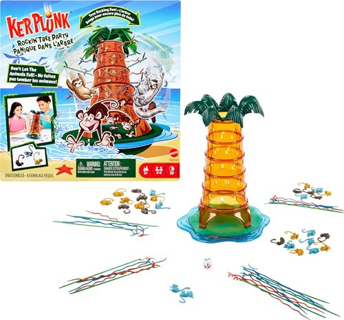 Mattel Games Kerplunk Rockin’ Tree Party Game