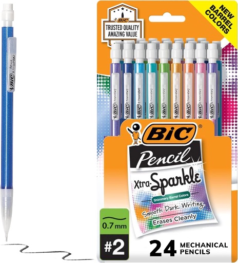 BIC Xtra Sparkle Mechanical Pencils