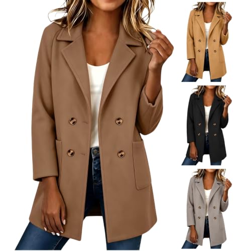 Wool Open Front Coatigan with Pockets