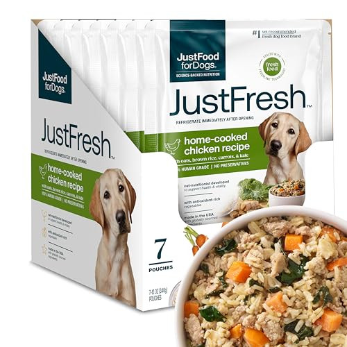 7-Pack JustFoodForDogs JustFresh Home-Cooked Dog Food