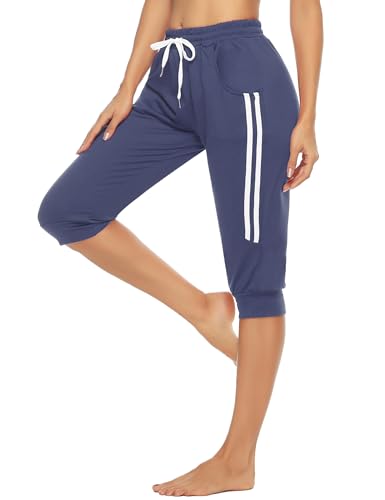 Marvmys Capri Cotton Sweatpants with Pockets Deal