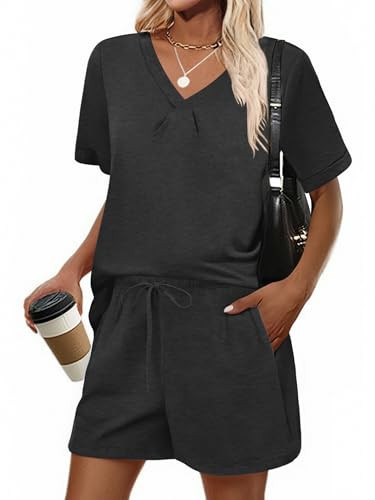 Ekouaer Two Piece Short Sets for Women