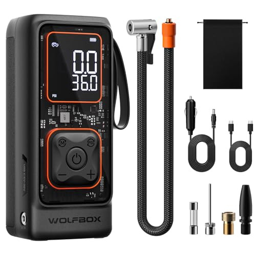 WOLFBOX 150 PSI Portable Air Compressor & Tire Inflator