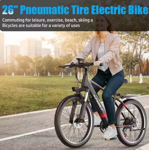 Electric Bike for Adults with Fat Tire and Powerful Motor