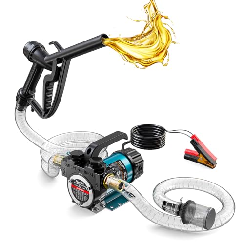 Seesii Diesel Transfer Pump Kit with Fuel Nozzle & Hose Deal