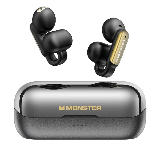 Monster Wireless Earbuds with Comfort Clip-On Design