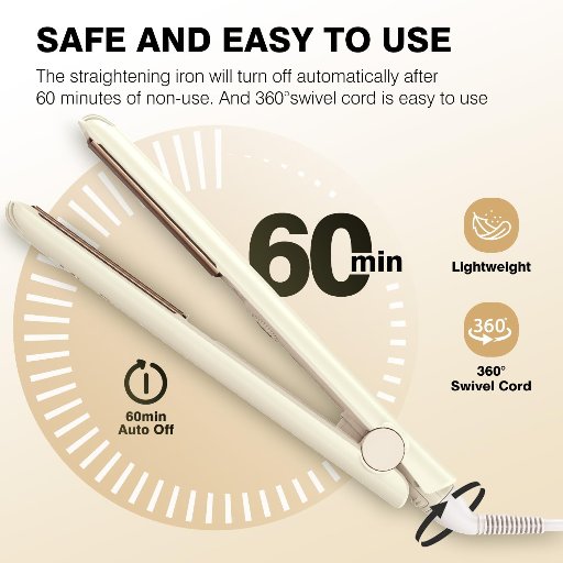 MiroPure 1 Inch Flat Iron