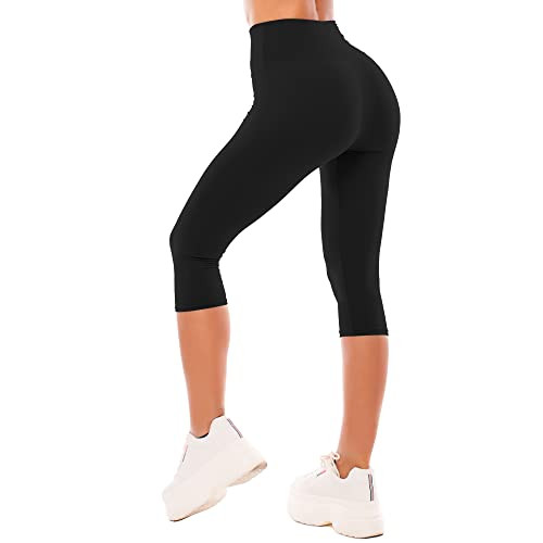 SINOPHANT High Waisted Capri Leggings