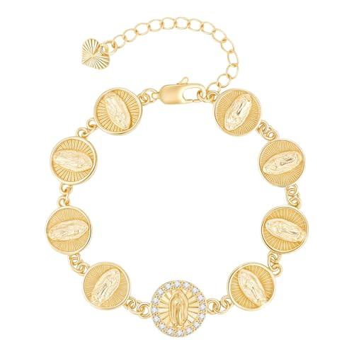 Women's Gold Virgin Mary Bracelet