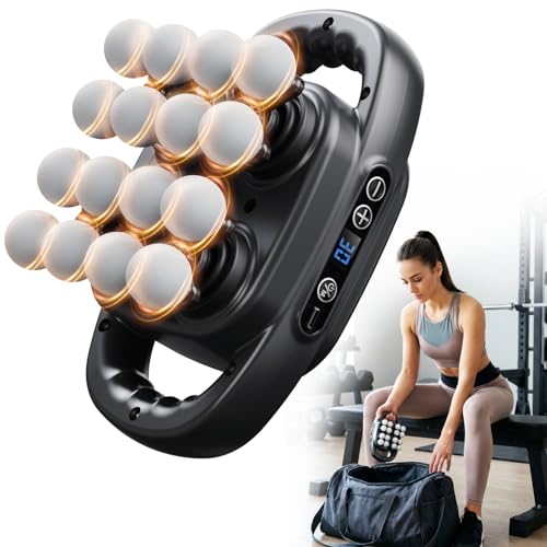 Deep Tissue Massage Gun with 16 Interchangeable Heads