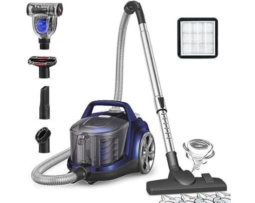 Aspiron Lightweight Bagless Canister Vacuum