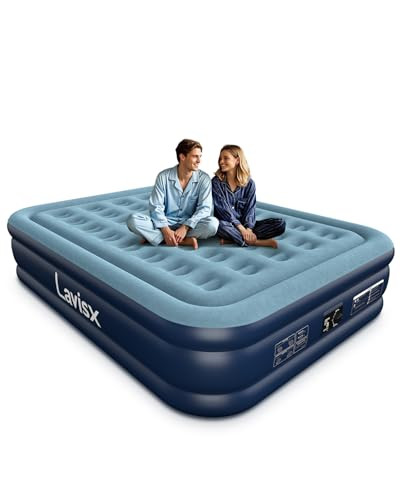 Lavisx Queen Air Mattress w/ Built In Pump